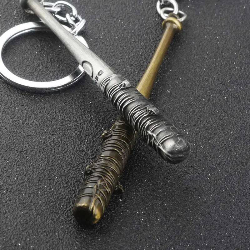 Ходячая мертвая палка брелок Negan's летучая мышь Люсиль брелок автомобильный брелок для мужчин ювелирный подарок