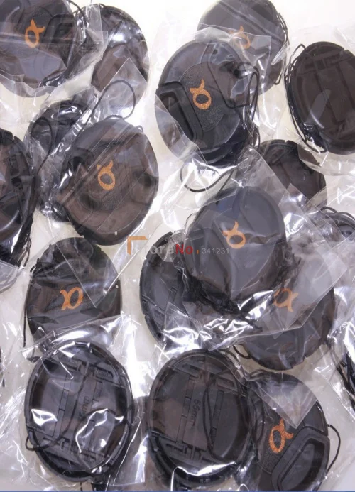 

10pcs Filter Camera Lens Cap Protection Cover 49mm/52mm/55mm/58mm/With Anti-lost Rope + tracking