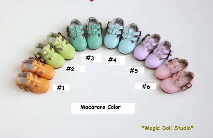 [MG339]2019 бесплатная доставка кукольная обувь Neoblythe # Macarins цветная кожаная для