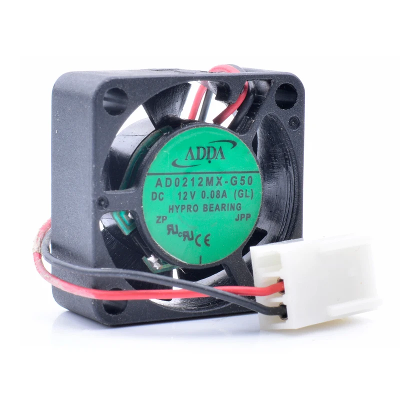 AD0212MX-G50 2510 2,5 см, 25x25x10 мм 12 V 0.08A Микро устройство вентилятор охлаждения