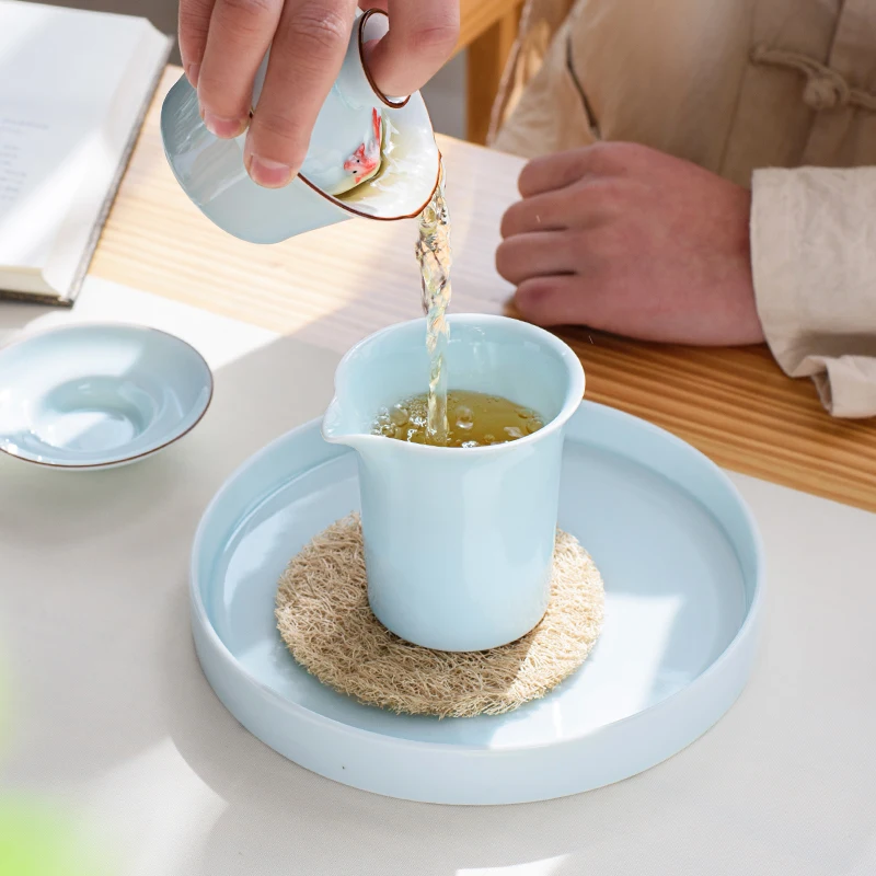 Куб. См. короткая керамическая фарфоровая ярмарка Бытовые аксессуары для чайной