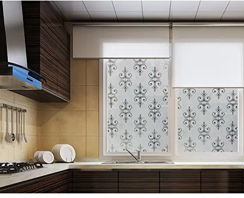 Funlife 30/45/60x200cm Static Cling Window Film Clings Privacy Frosted FilmVinyl decoration glass window film | Дом и сад