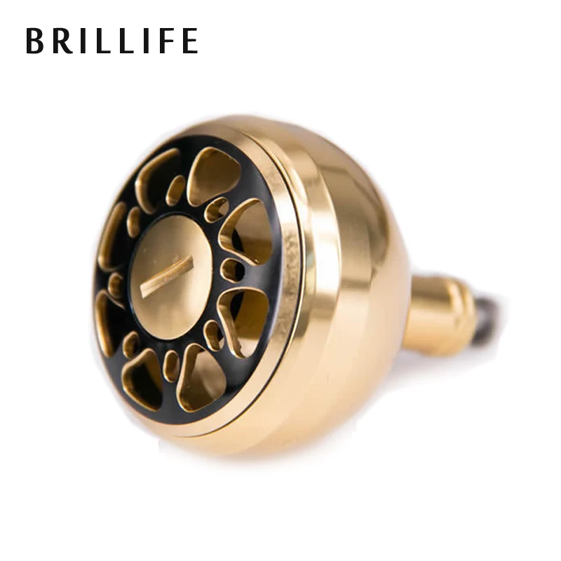 BRILLIFE катушка ручки DIY 2 подшипники алюминиевая Firshing ручка для Shimano Daiwa ABU Garcia