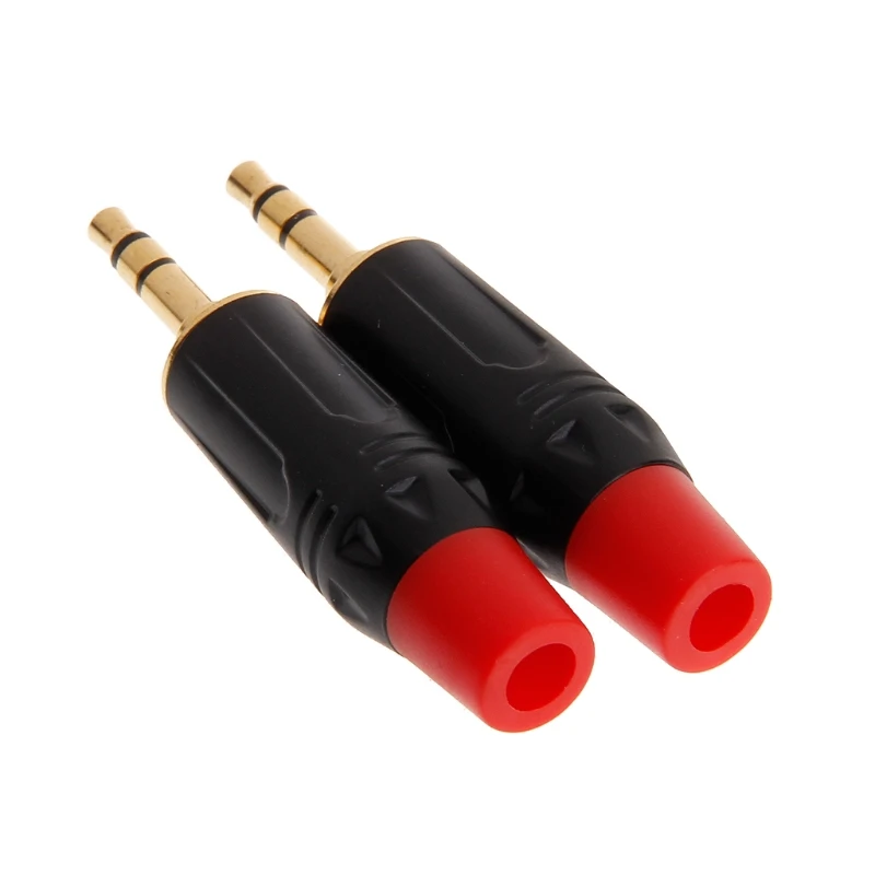 2 шт. 3 5 мм микрофон разъем аудио стерео штекер покрытием Динамик Plug | Обустройство