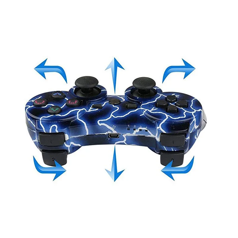 Контроллер PS3 беспроводной двойной Shock контроллер для Playstation 3 с зарядным