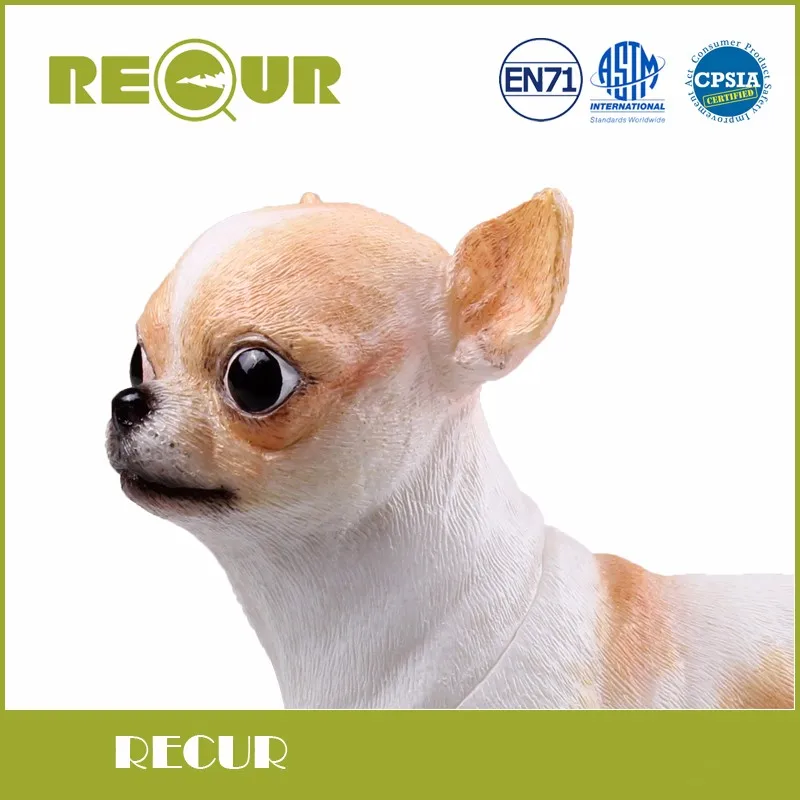 Повториться Игрушечные лошадки Лидер продаж собаки чихуахуа питомец Нежный модель ручная роспись мягкого