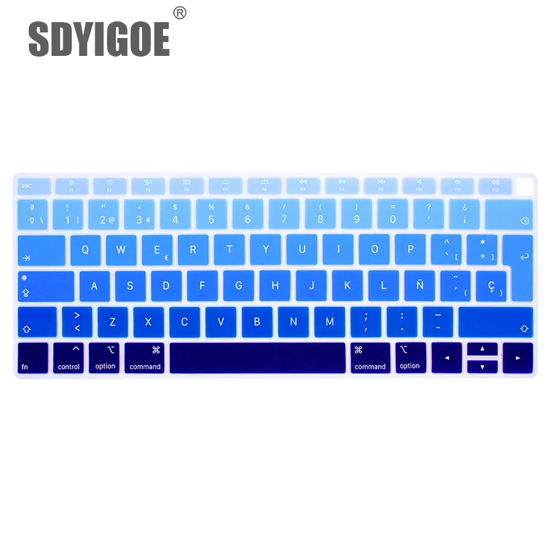 Чехол для клавиатуры с испанской и Чили macbook air 13 A1932 чехол европейской вилкой
