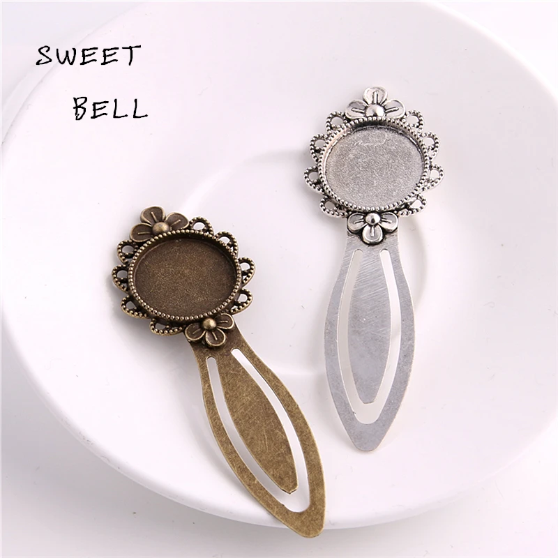 Sweet Bell 8 шт двухцветная легированная камея с цветочным узором стальные закладки 20