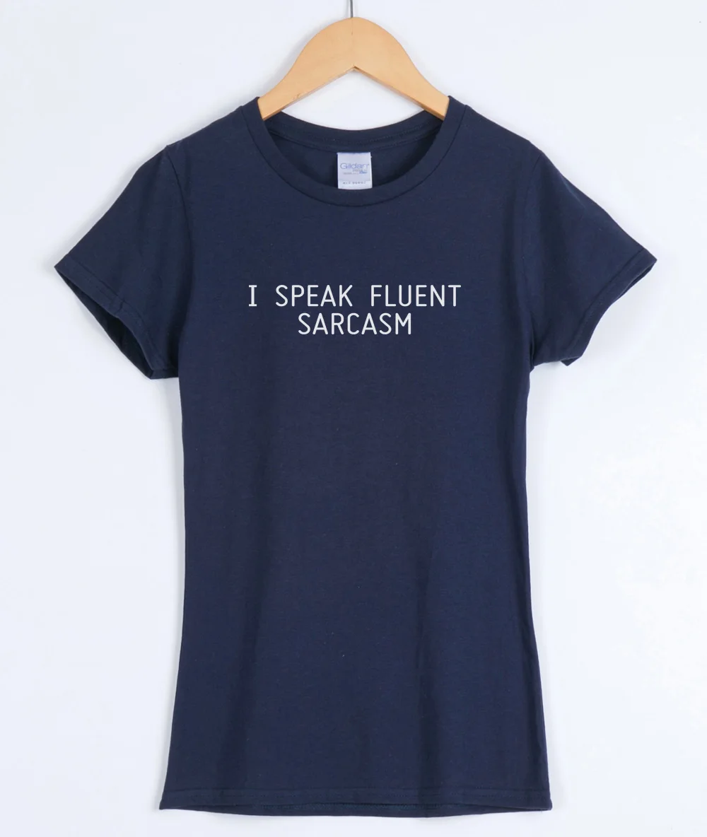 Женская футболка с надписью I SPEAK freelent SARCASM тонкая лето 2019|t-shirt for women|female t-shirtt-shirt sexy