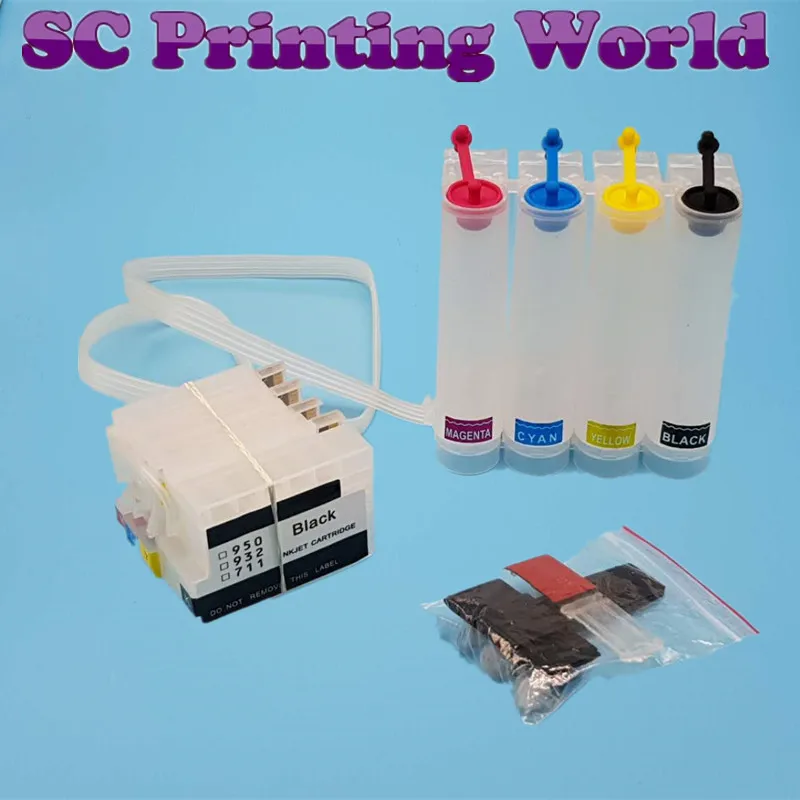 For HP 953XL 953 XL 7740 8210 8218 8710 8715 8720 8725 8730 8740 Continuous Ink Supply System with ARC chip | Компьютеры и офис