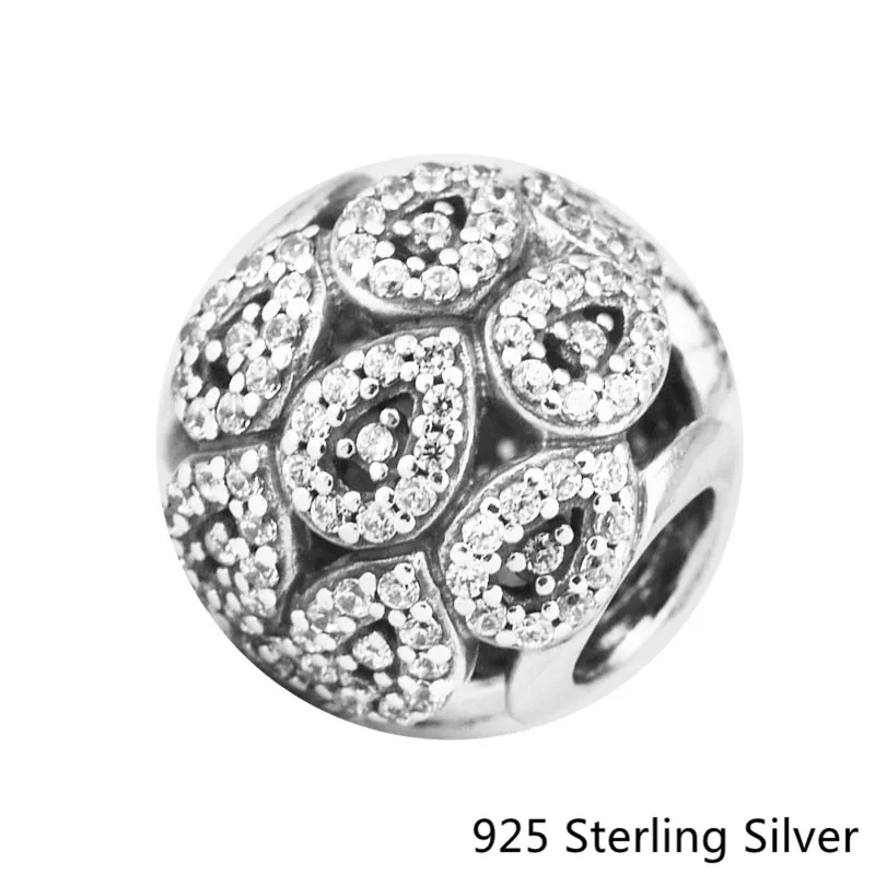 

CKK Cascading Glamour Fashion Charms 925 Sterling Silver Beads Original Jewelry Making Fits For Bracelets