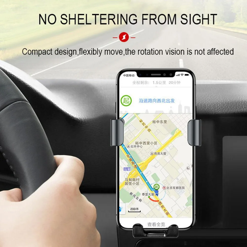 Автомобильное крепление Qi Беспроводной Зарядное устройство для IPhone X 8/8 плюс samsung