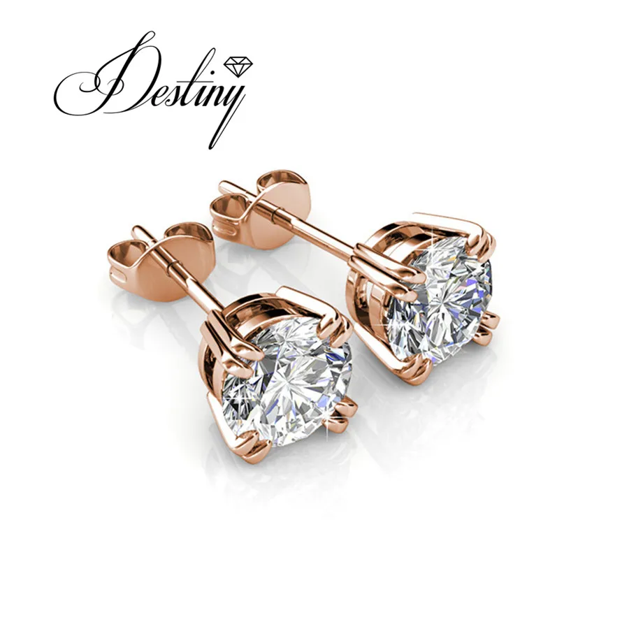 Destiny Jewellery Модные женские серьги 2018 украшенные кристаллами от Swarovski DE0283|earrings with
