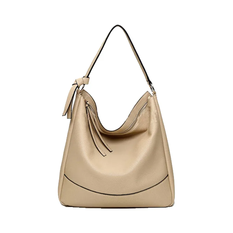 Сумка на плечо женская кожаная большая сумочка тоут для работы модный саквояж