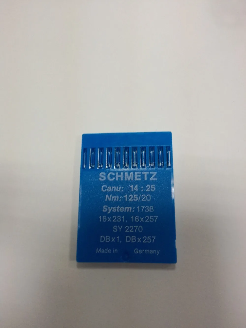 Швейные иглы SCHMETZ Canon: 15:25 нм: 125/20 система: 1738 16*231 sy:2270 дБ * 1 257 10 шт. японские для
