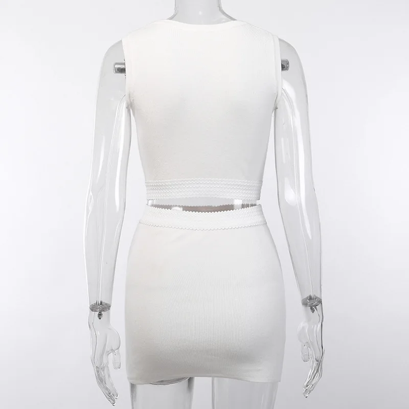 Повседневное трикотажные два комплект из 2 частей Женская одежда 2019 Осень майка с