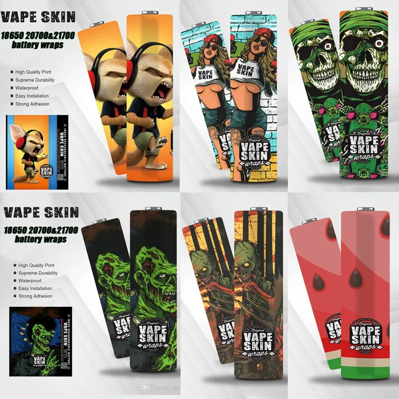 

Original lovekeke Colorful 18650 Battery Sticker wrap wrapper Protective Skin Sleeve PVC Heat Shrinkable Tubing