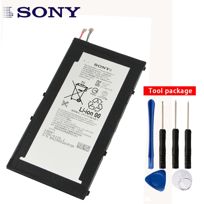 Оригинальный планшетный Аккумулятор Sony LIS1569ERPC для SONY Xperia Z3 Tablet 4500mAh|Аккумуляторы