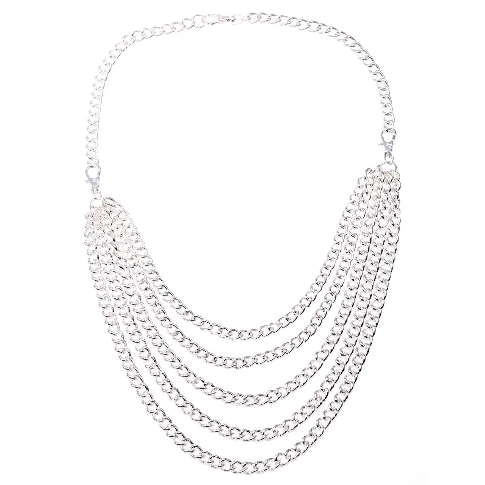 Модные Винтажные ожерелье colgantes Mujer Moda цепи Многослойные ожерелья Кулоны колье