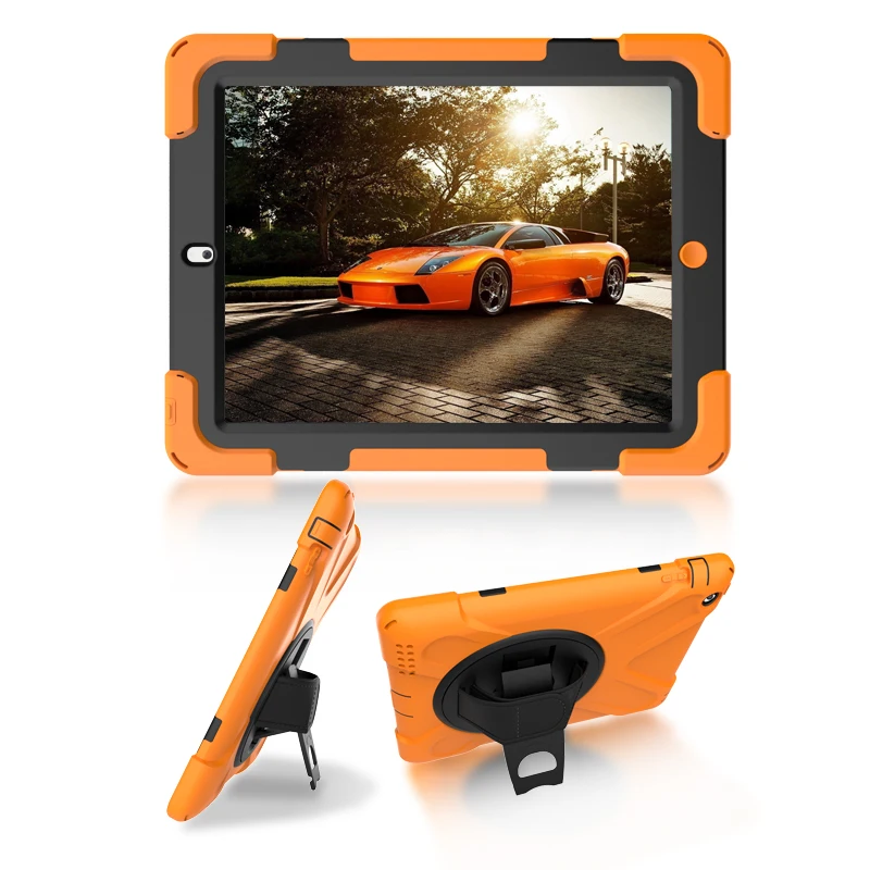 Чехол для Apple ipad 2 3 4, ZAIWJ Safe Kids Armor At Мягкий противоударный силиконовый+ жесткий чехол для ipad 4/3/2