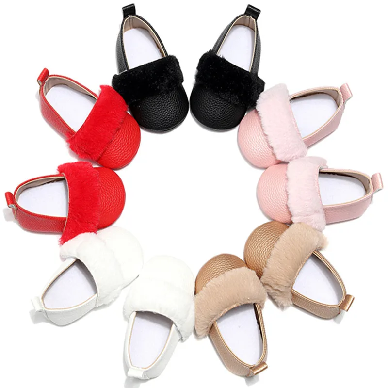 Демисезонная обувь для маленьких девочек однотонная принцесс мягкая первых