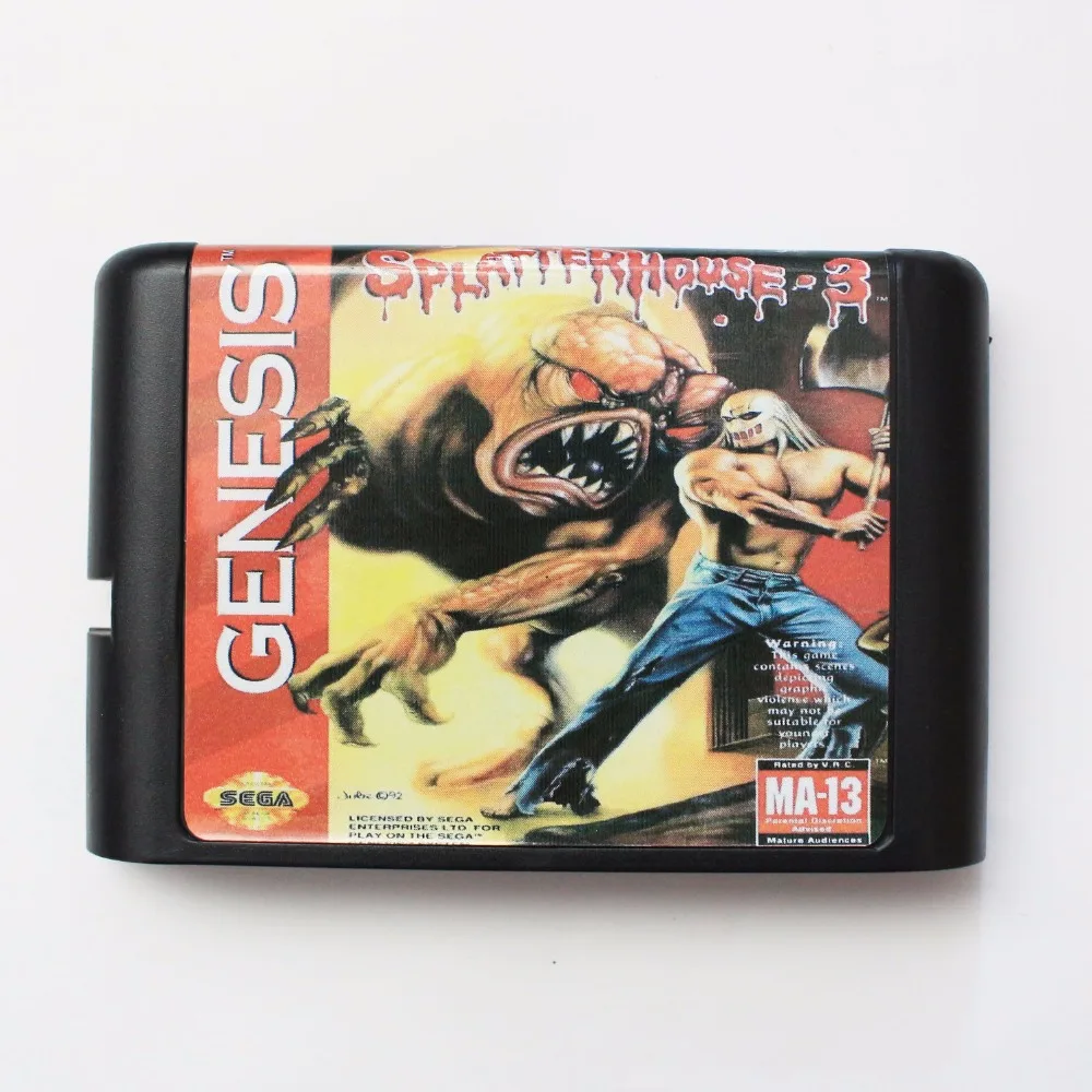 Брызги дом часть 3 16 бит SEGA MD карточная игра для Sega игры Mega Drive Genesis | Электроника