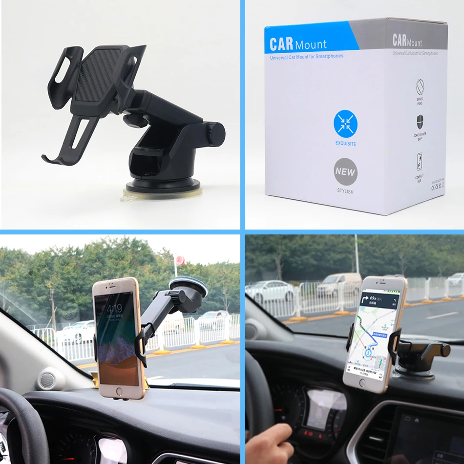 suporte celular carro windshield car phone holder soporte auto cell mobile holders claws retractable support smartphone voiture free global shipping