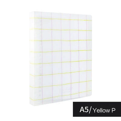 A5 Yellow purple Япония KOKUYO Макарон записная книжка с отрывными листами внутреннее ядро A5 B5 с кольцевым разъемным механизмом, блокнот дневник связующего офисные школьные принадлежности, блокноты - Цвет: A5 Yellow purple