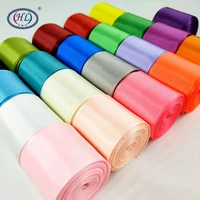 hl 5 yards 1 12 40mm solid color grosgrain ribbons making hair bows wedding decorative gift box wrapping diy crafts r010