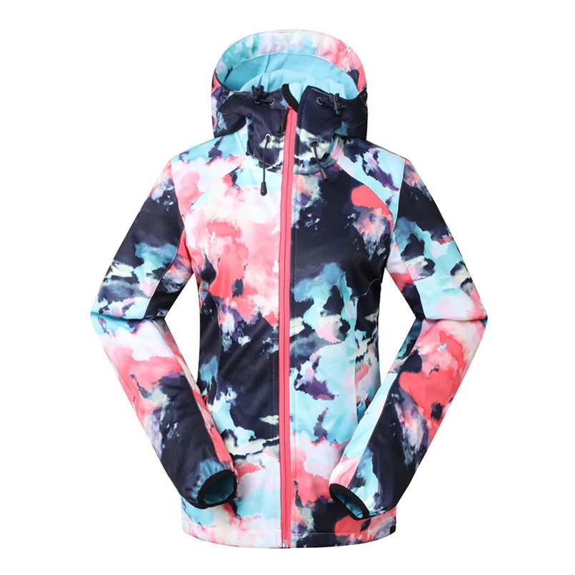 Gsou SNOW походные куртки softshell Флисовые Куртки куртка водонепроницаемая женская