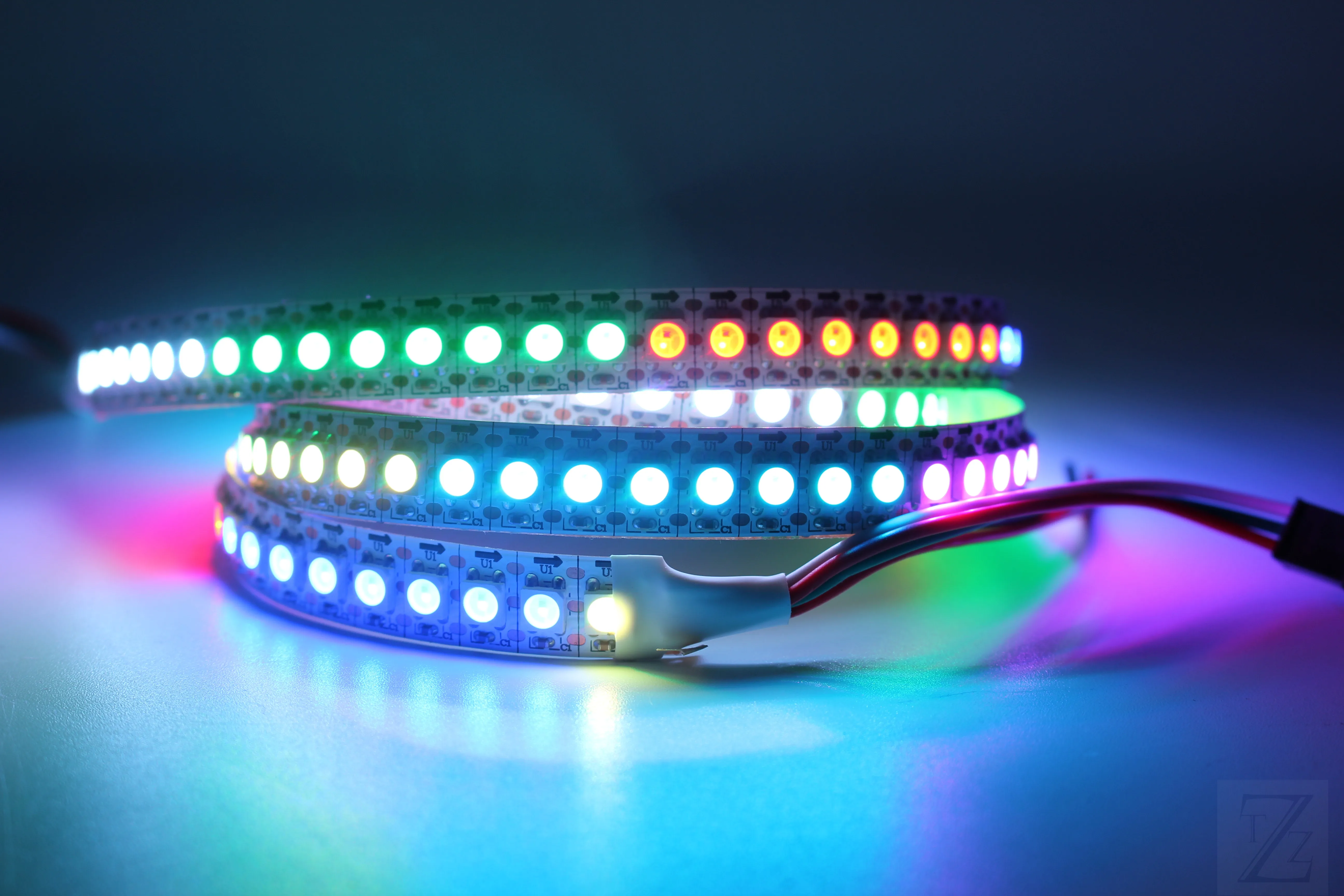 1 м 12 мм Печатная плата 144 светодиодный s WS2812B светодисветодиодный s/m 5050 RGB Чип WS2811 IC