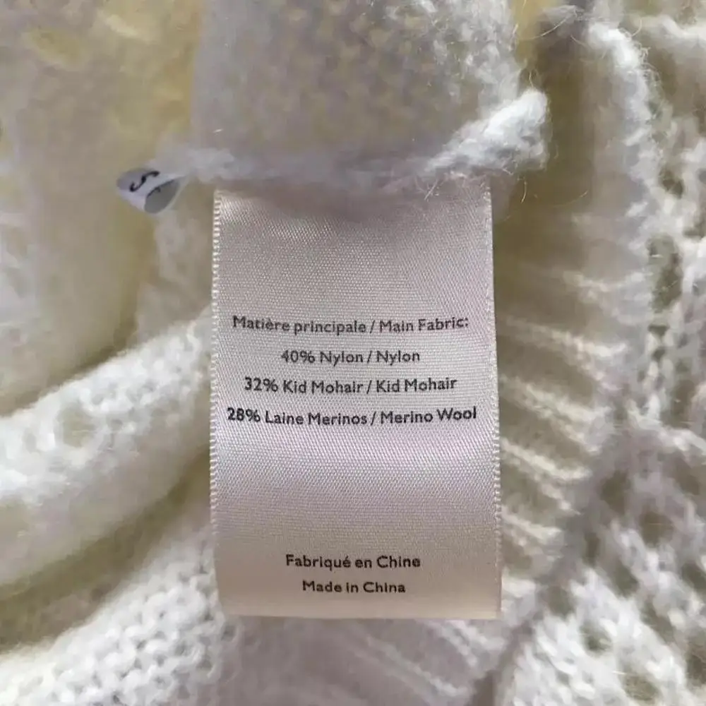 

New Women Mohair Sweet Soft Cardigan Sweater Single Breasted Hollow Out Pull Top