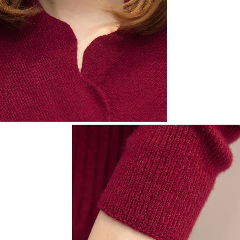 

2019 Women Long Knitted Sweaters Dress Autumn Casual Female Loose Jumper Long Sleeve Dresses Slim Sexy Pullover Robe Femme L15