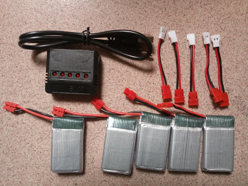 850 мАч/1400 мАч 3 7 В LiPo батарея + зарядное устройство переменного тока USB разъем для