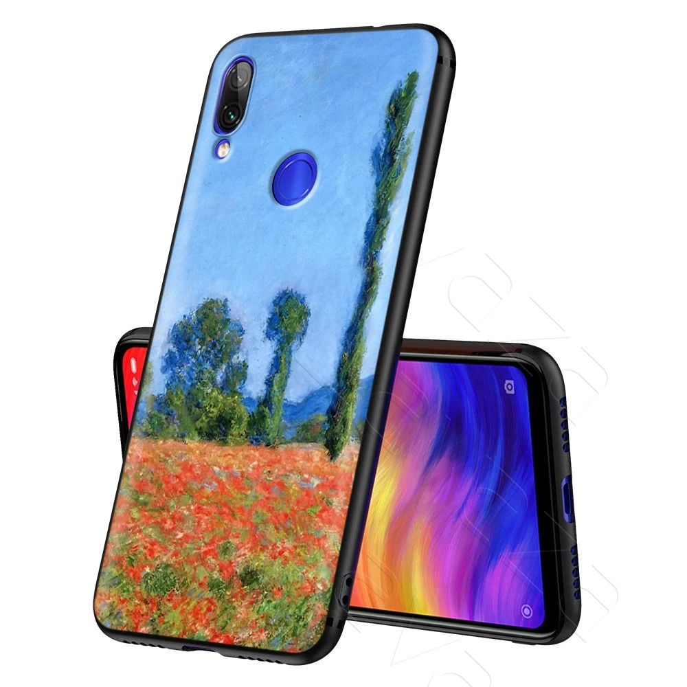Чехол Lavaza Claude Monet Garden Lotus Bridge для Xiaomi Redmi Note 4A 4X 5 5A 6 6A 7 S2 Pro Go Prime Plus |