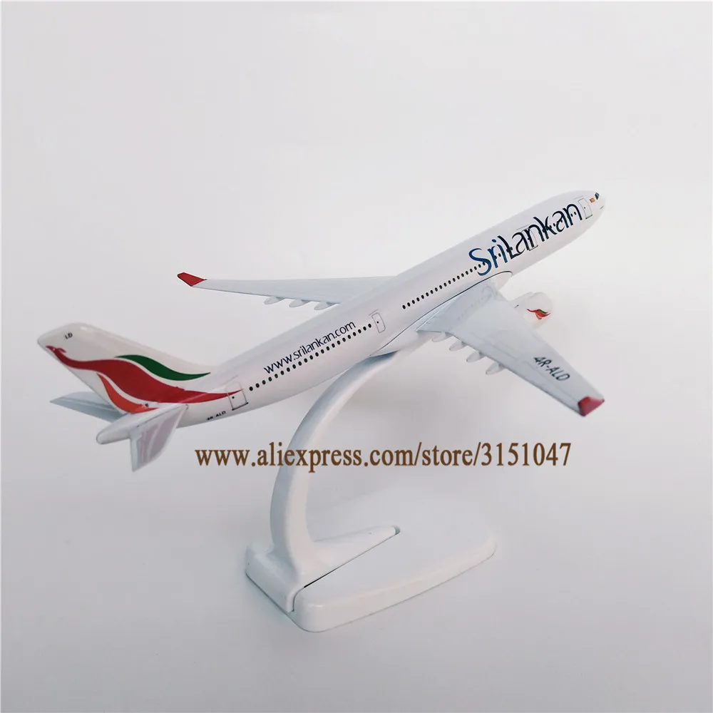 20 см воздуха Srilankan Airlines Аэробус 330 A330 Воздушный самолет модель сплав металла