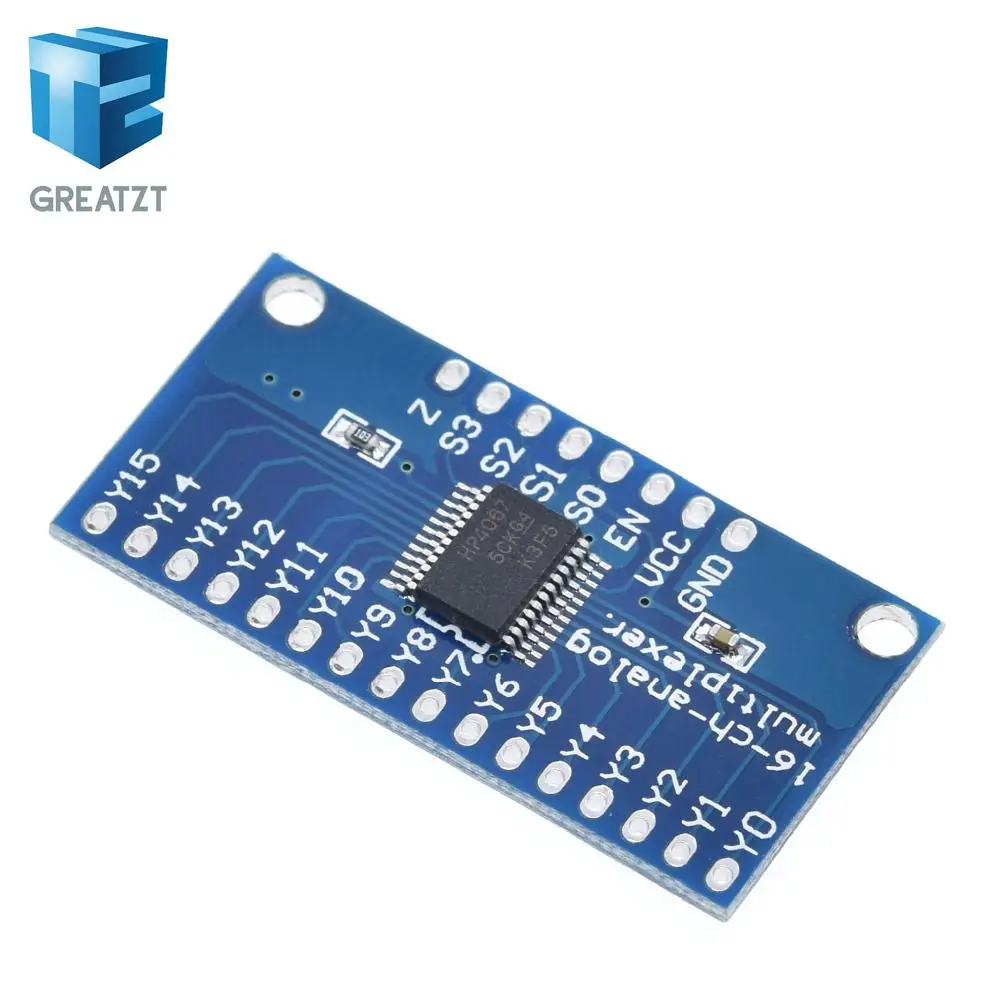 1PCS CD74HC4067 16-Channel Analog Digital Multiplexer Breakout Board Module For Arduino | Электронные компоненты и