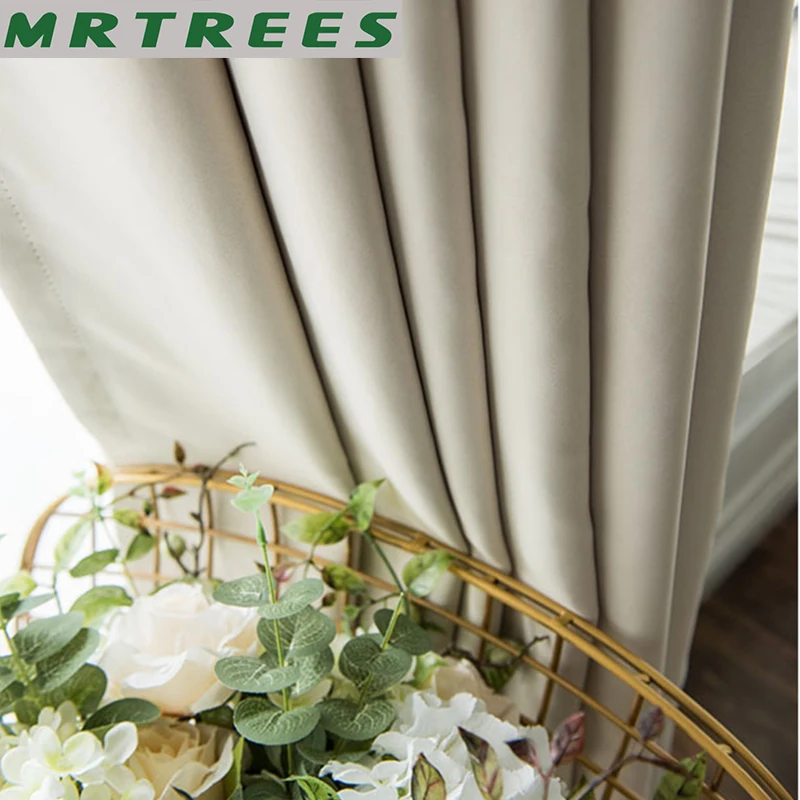 MRTREES современные затемненные занавески s для гостиной спальни обработки окон