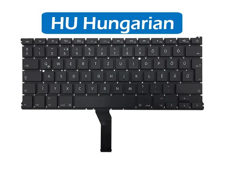 Hungarian 2011- A1466 сменная клавиатура PT португальский без норвежского Ху венгерский CH Swiss для Macbook Air 1" A1369 A1466 клавиатура - Цвет: Hungarian