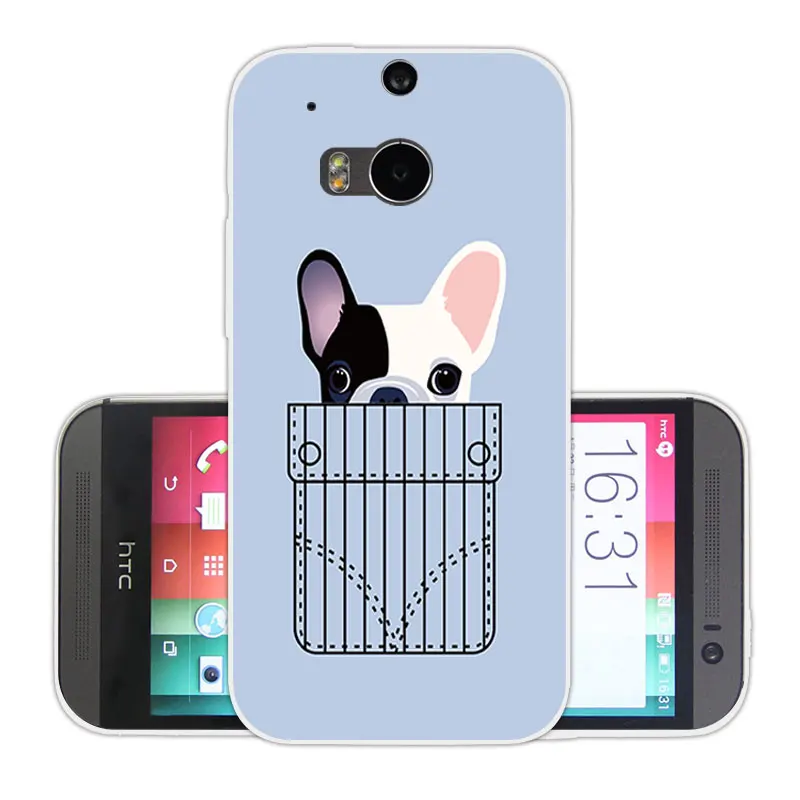For HTC One M8 M8s Case M8/M8S Cell Phone Cases Soft Tpu Back Cover M8/ M 8 S /M Silicone Brick Road Funda |