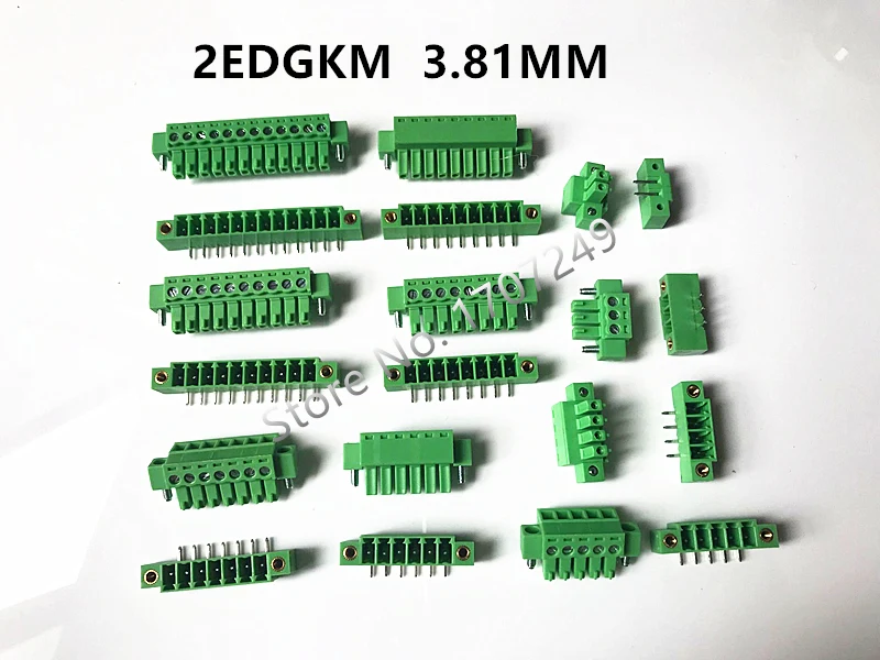 10 комплектов 2EDGKM Шаг 3 81 мм 2P 3P 4P 5P 6P 7P 8P 10P 12P фланцевый фиксирующий винтовой