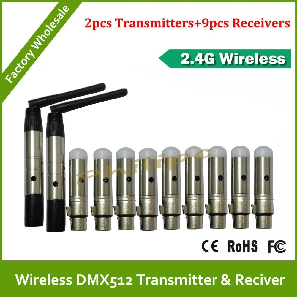 

DHL Free Shipping Good quality dmx wireless controller transmitter receiver dmx 512 wireless dmx