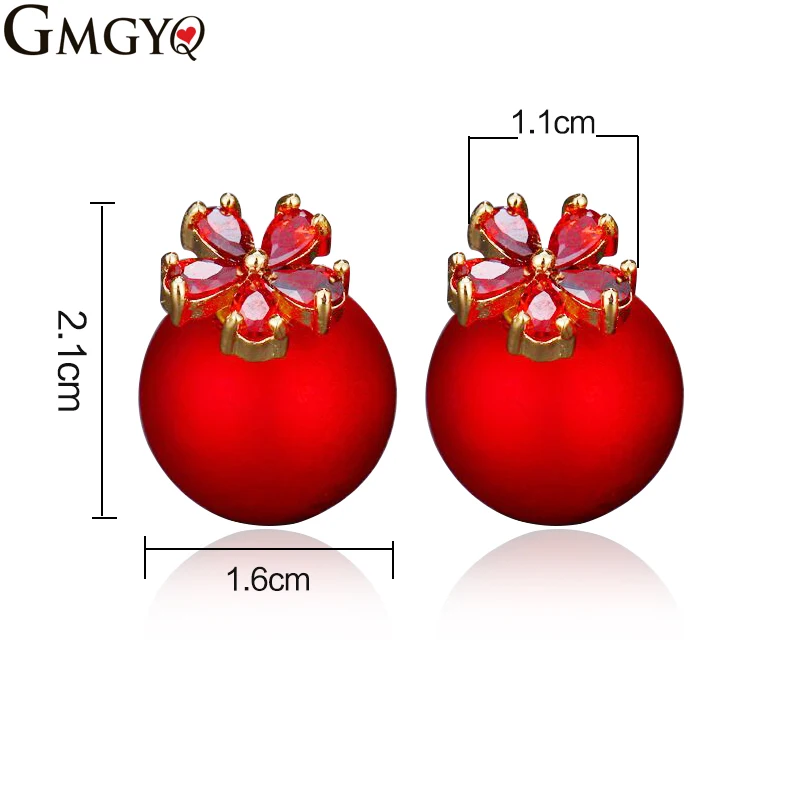 Серьги-пусеты GMGYQ с цирконием размер 16 мм * 21 | Украшения и аксессуары