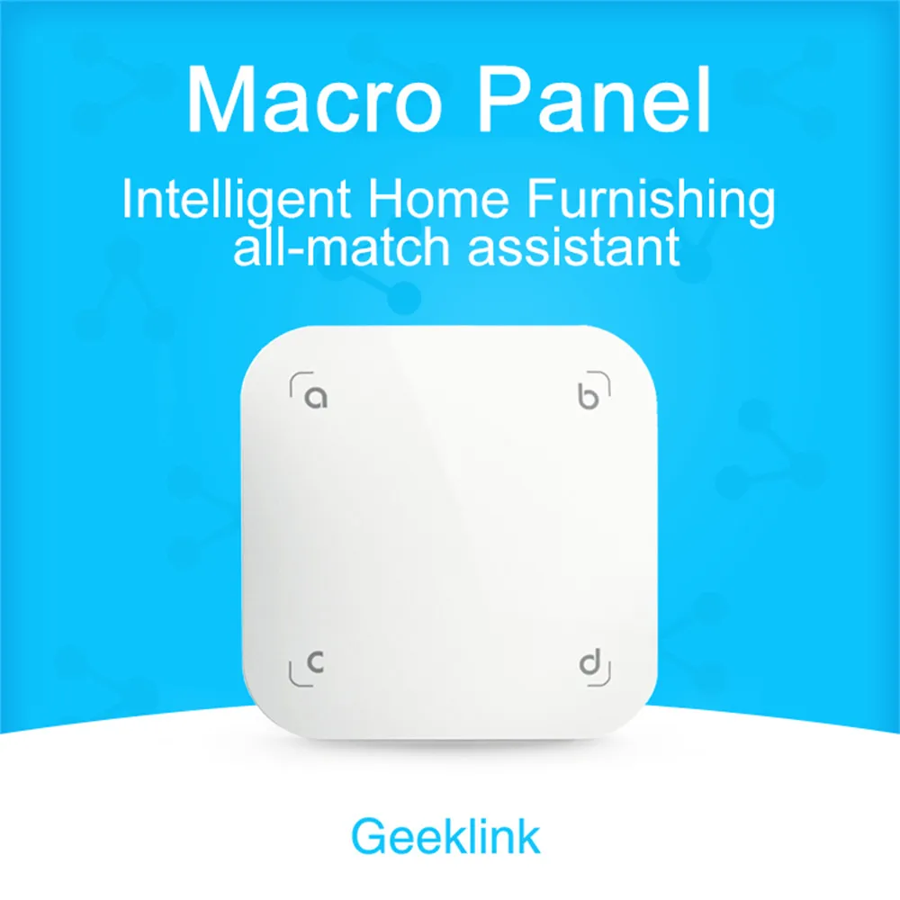 Geeklink Smart Home Wifi Switch Feedback Touch Controller 4 Gang Scene Panel Work with Alexa Google Automation FB2 1/3Gang | Электроника
