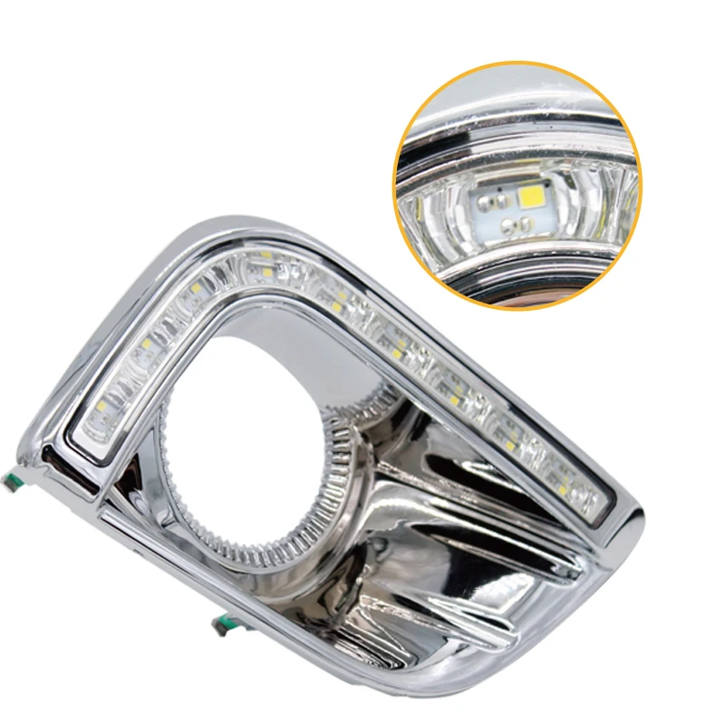 SUNKIA Водонепроницаемый Светодиодный дневной светильник LED DRL для Toyota Prado FJ150 LC150 2010
