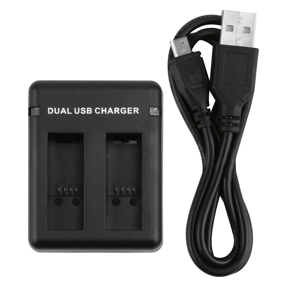 2 Ports Charger Съемка USB три порта зарядное устройство с usb-кабелем для GoPro Hero 8 7 6 5 черная экшн-камера для Go Pro Hero 8 7 аксессуары - Цвет: 2 Ports Charger