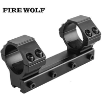 fire wolf 30mm one piece low profile dovetail scope mount rings adapter w 11mm long 100mm rifles pistol airsoft hunting caza