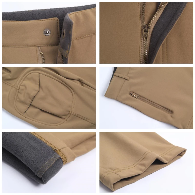 Мужские брюки зимняя камуфляжная военная одежда тактические брюки-карго