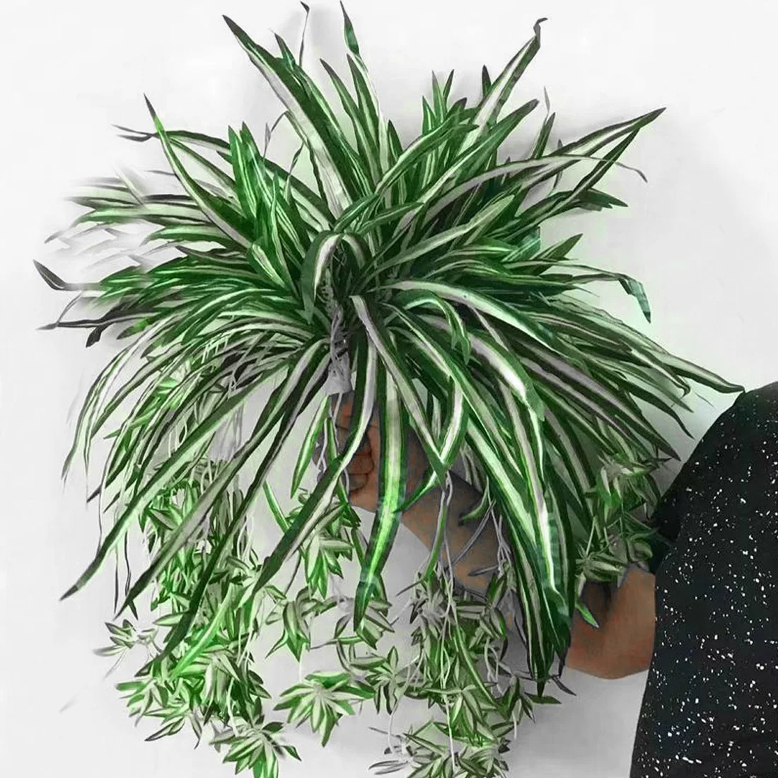 1 шт. Chlorophytum Comosum искусственная зелень домашний декор для отеля искусственный паук растение