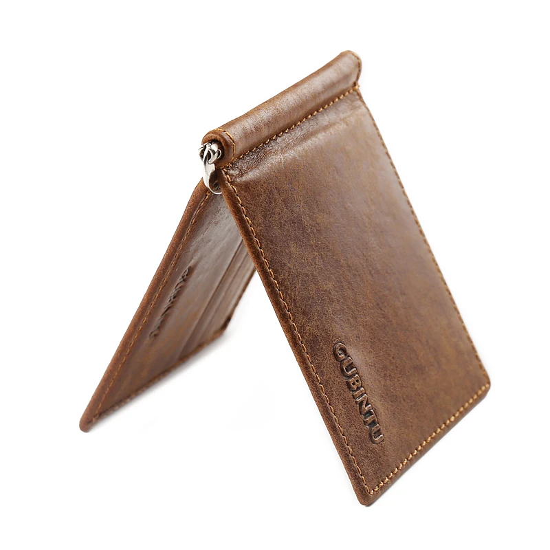 Мужской кошелек из натуральной кожи для денег мужской деловой держатель карт